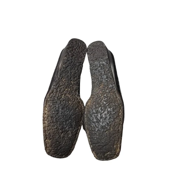 STUART WEITZMAN designer loafer 👞 shoes patented leather croc brown size 8.5 - Picture 13 of 16